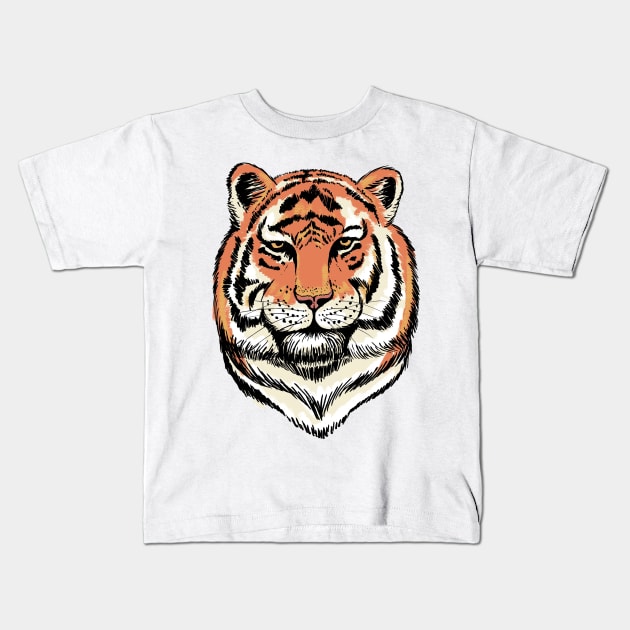 Tiger Kids T-Shirt by SWON Design